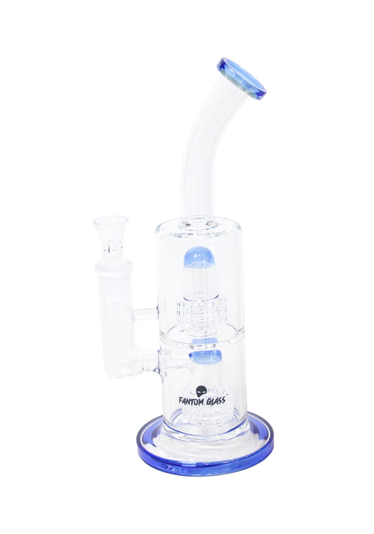 12in Double Perc Water Pipe